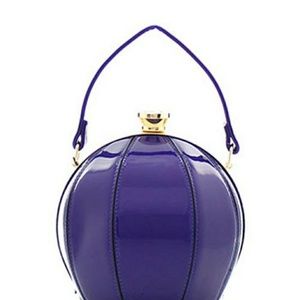 D'ORCIA Royal blue mini basketball purse